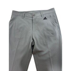 Adidas Men’s Grey Adi Golf Pants GU2673 30 x 32 Tapered Loops Pockets Logo
